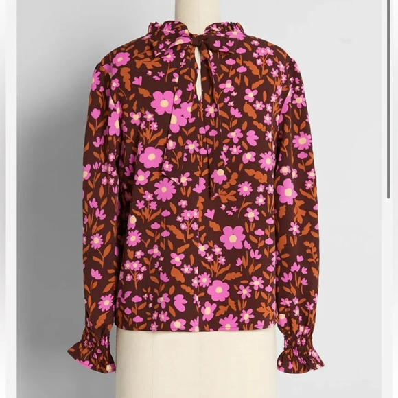 Princess Highway Meadow Blouse, Pink Multi, Size 12 AU, NWT - Picture 3 of 8